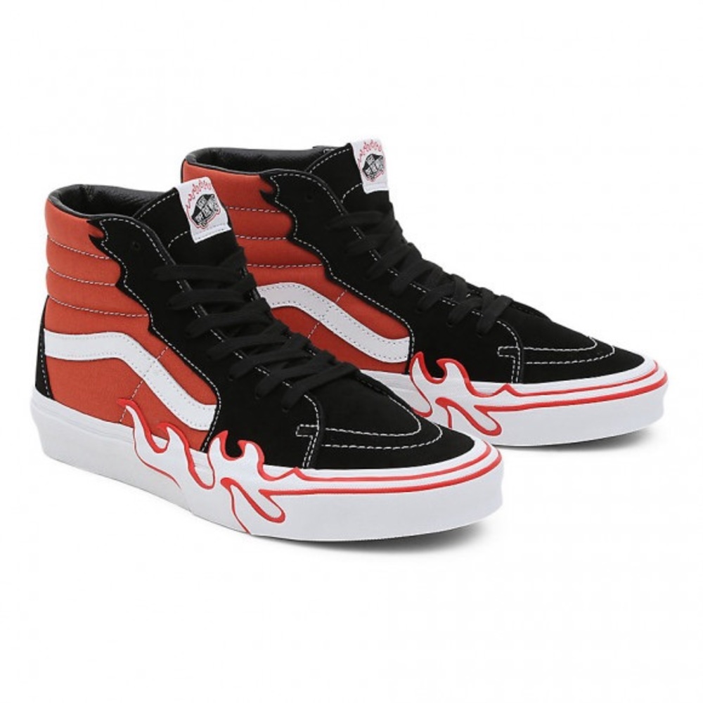 Vans Sk8-Hi Flame Burnt Ochre Shoes